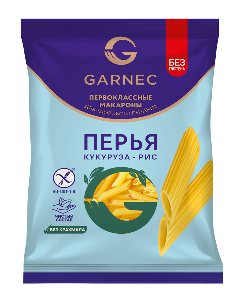 Макаронные изделия без глютена: перья рис и кукуруза