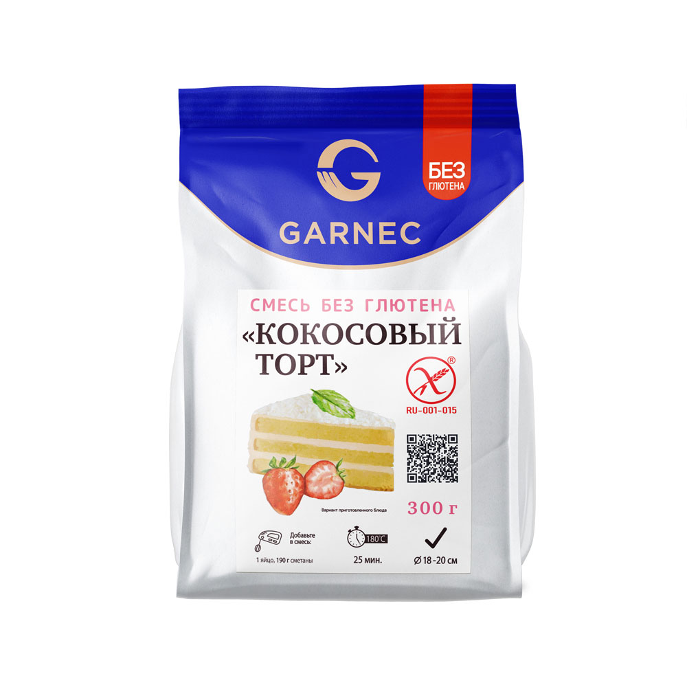Смесь «Кокосовый торт» без глютена