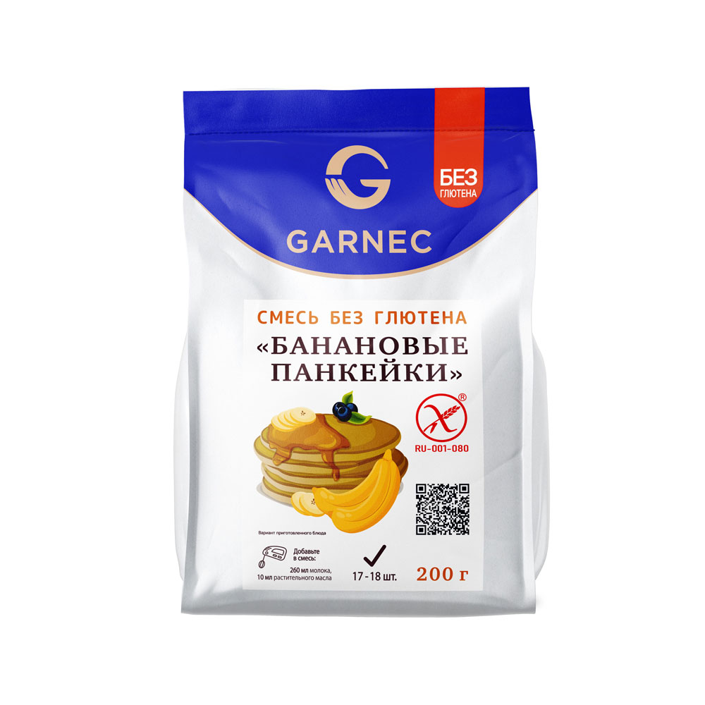 Смесь для выпечки «Банановые панкейки» без глютена
