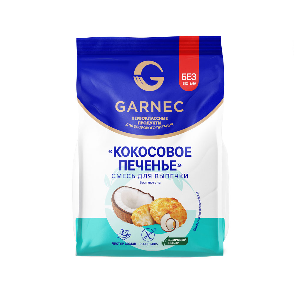 Смесь для выпечки «Кокосовое печенье» без глютена